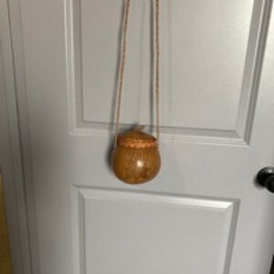 Rare Women's Unbranded Brown Small coconut Crossbody Bag